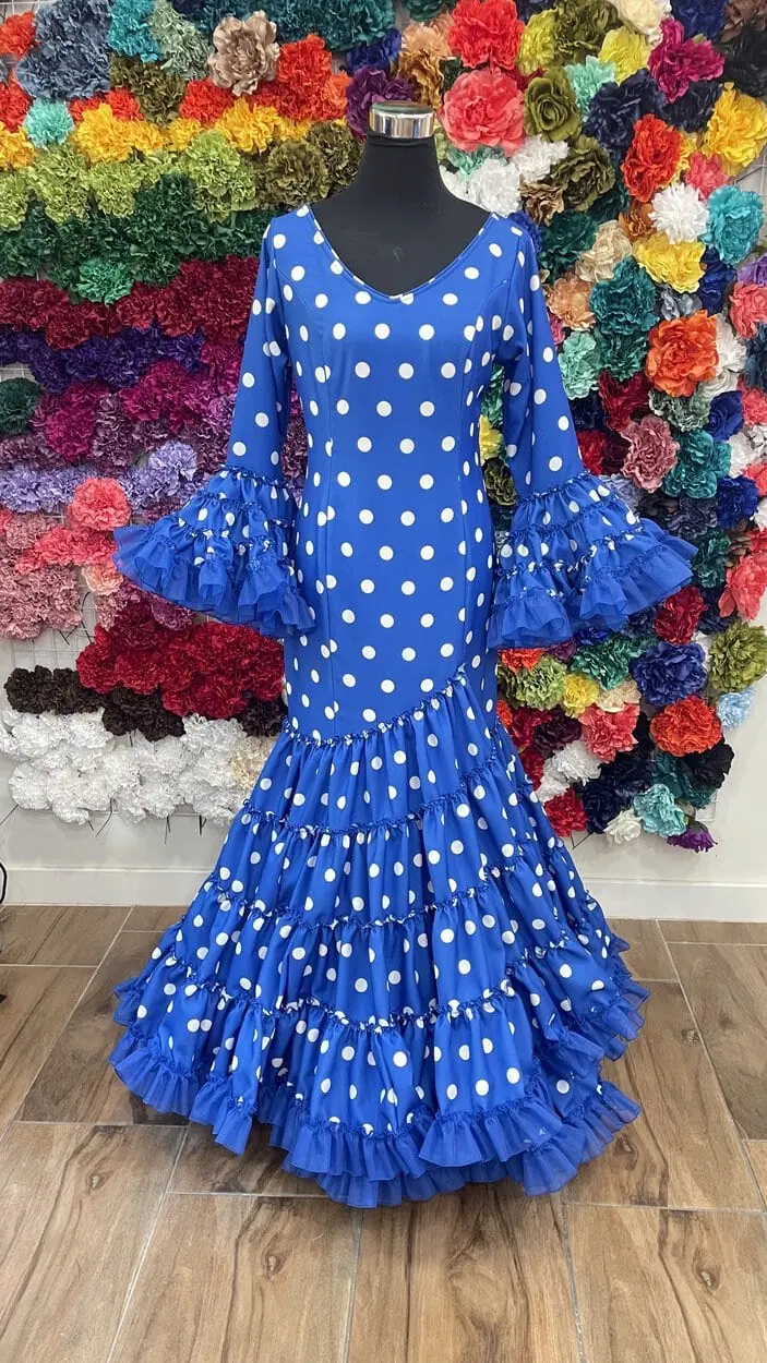 LBF Traje de flamenca Andrea Strech. Talla 46