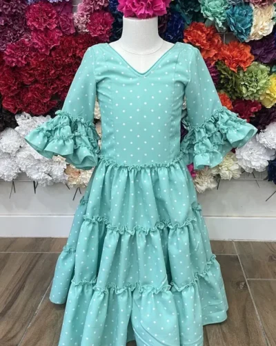 LBF  Traje de flamenca niña strech. Talla 2