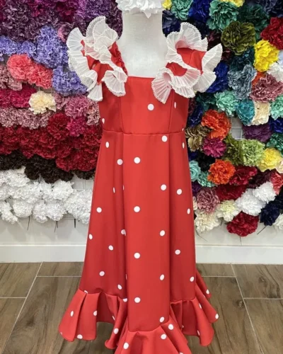 LBF  Traje de flamenca niña. Talla 2 , 6 y 10