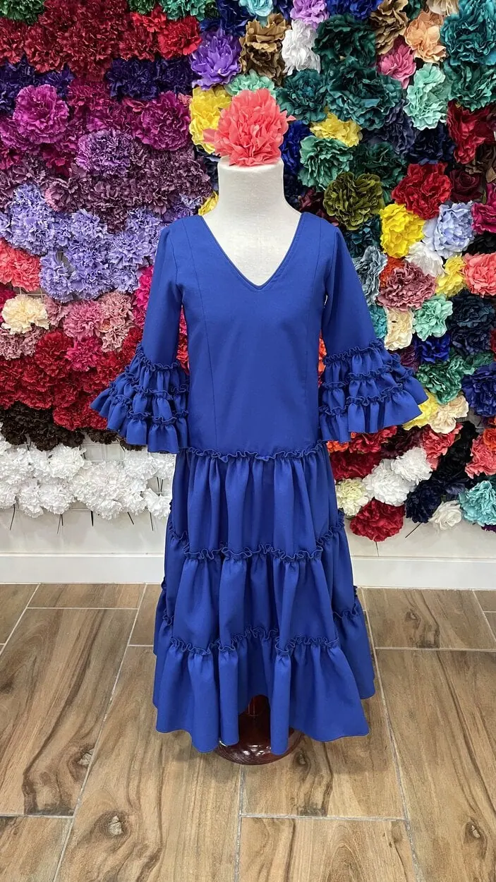 LBF Traje de flamenca niña. Talla 8