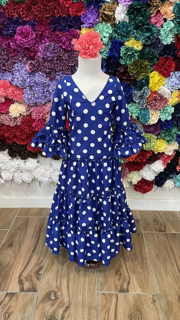 LBF Traje de flamenca niña. Talla 8