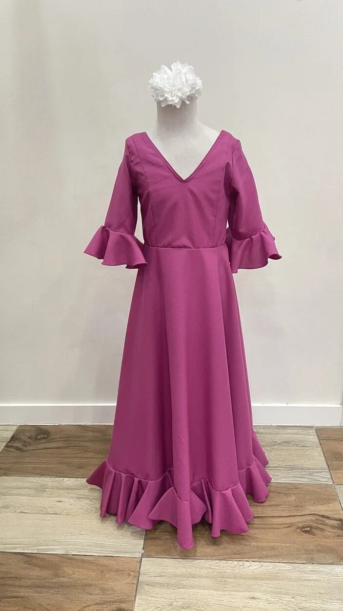LBF Traje de flamenca niña. Talla 12
