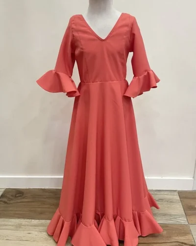LBF  Traje de flamenca niña strech.Talla 12