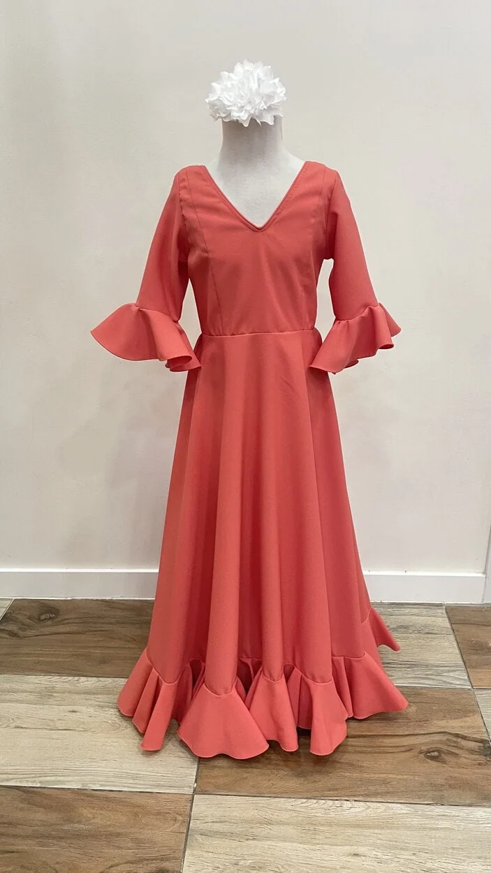 LBF Traje de flamenca niña strech.Talla 12