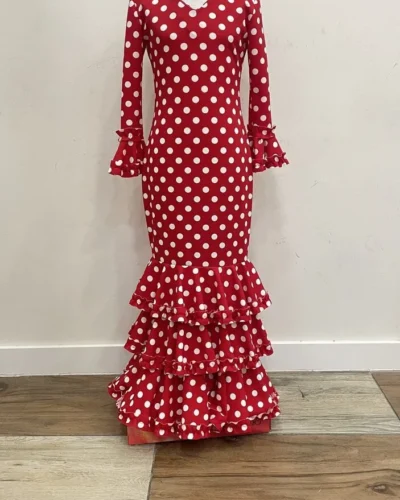LBF  Traje de flamenca niña lycra. Talla 10