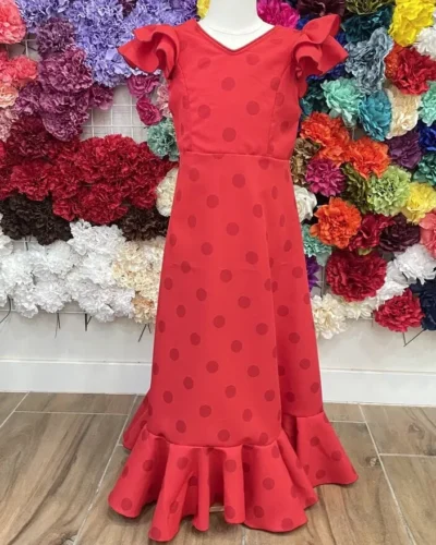 LBF  Traje de flamenca niña strech. Talla 4