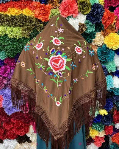 LBF Mantón de flamenca de máquina