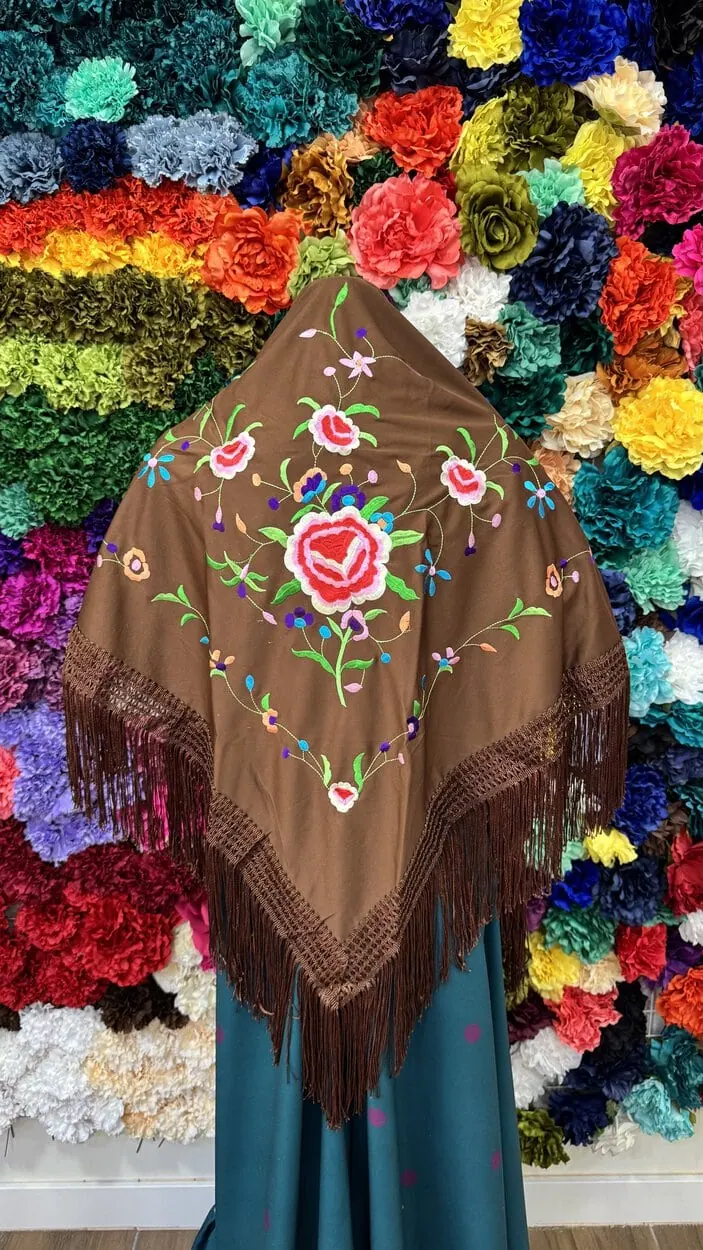 LBF Mantón de flamenca de máquina
