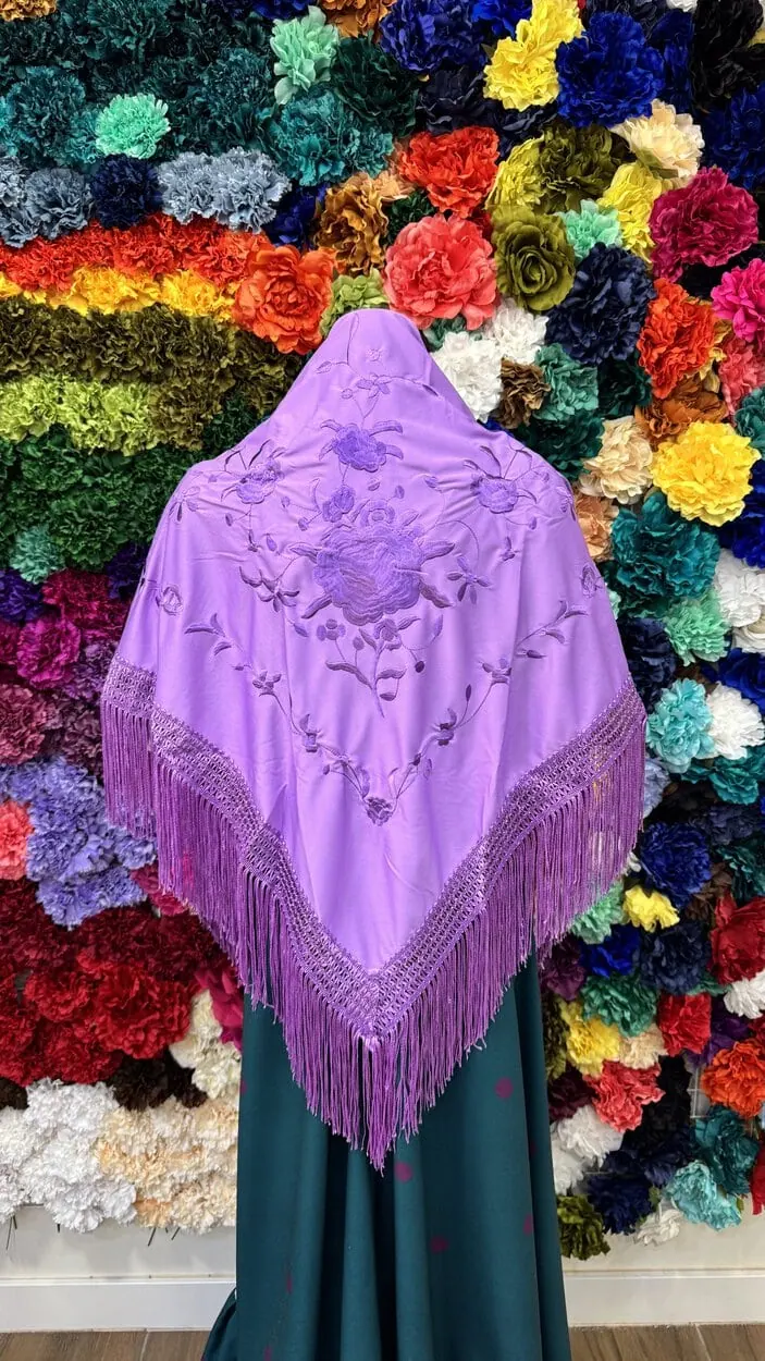 LBF Mantón de flamenca de máquina