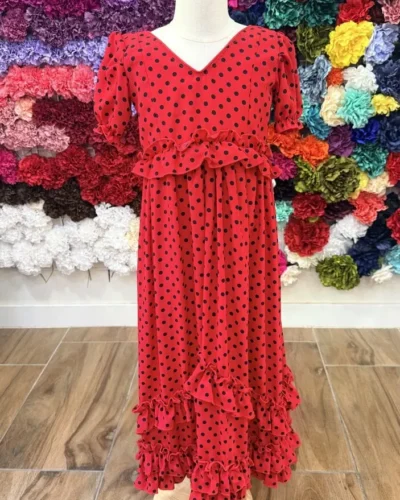 LBF  Traje de flamenca niña. Talla 8