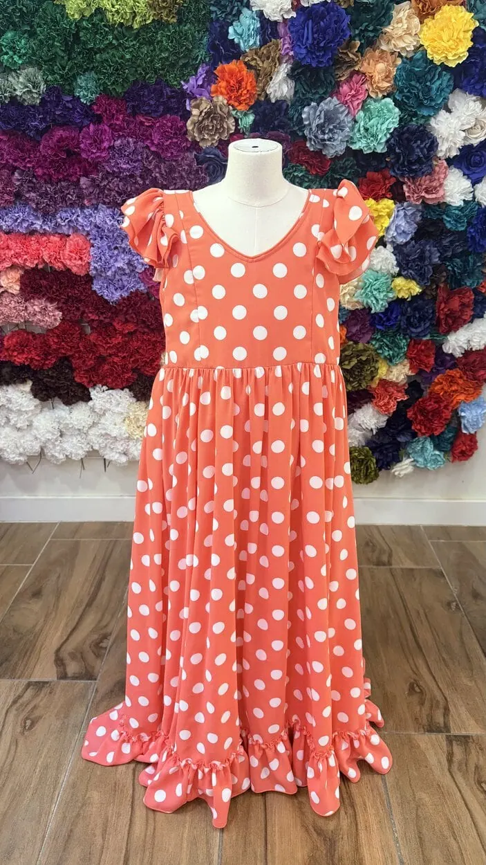 LBF Traje de flamenca niña. Talla 10