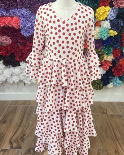 LBF  Traje de flamenca niña. Talla 8
