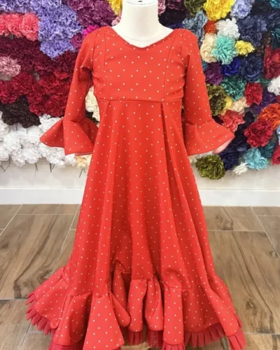 LBF  Traje de flamenca niña. Talla 2
