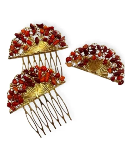 LBF Conjunto de peines y broche