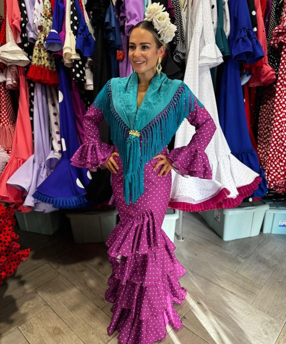 LBF TRAJE DE FLAMENCA BUGANVILLA