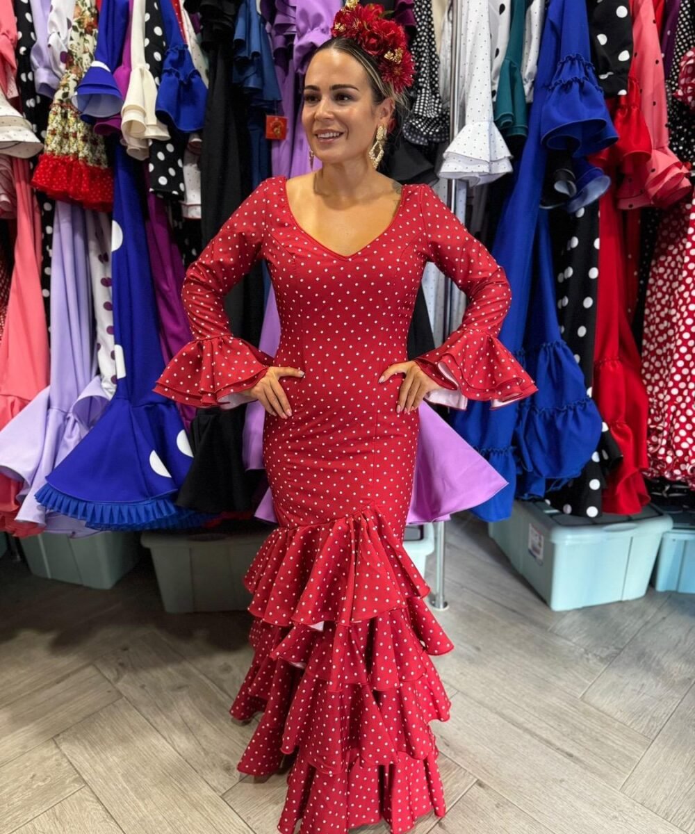 LBF TRAJE DE FLAMENCA ROJO