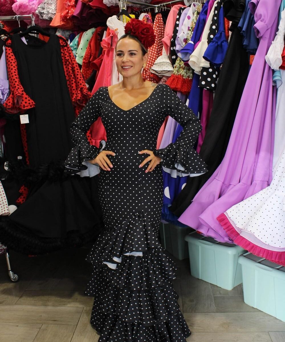 LBF TRAJE DE FLAMENCA NEGRO