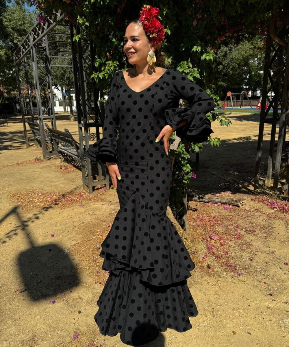 LBF traje de flamenca negro