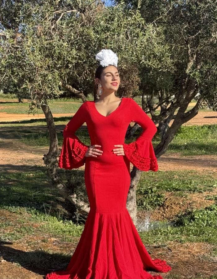 Funda para traje de flamenca Roja - Truben