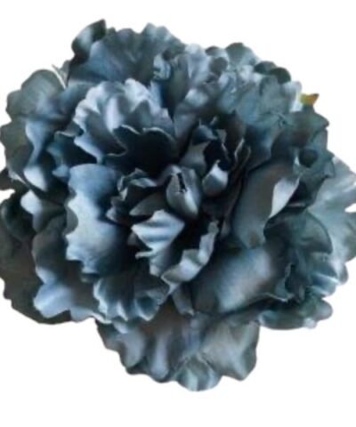 Flor de Dalia grande azul petroleo