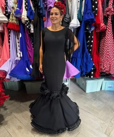 LBFV traje de flamenca negro